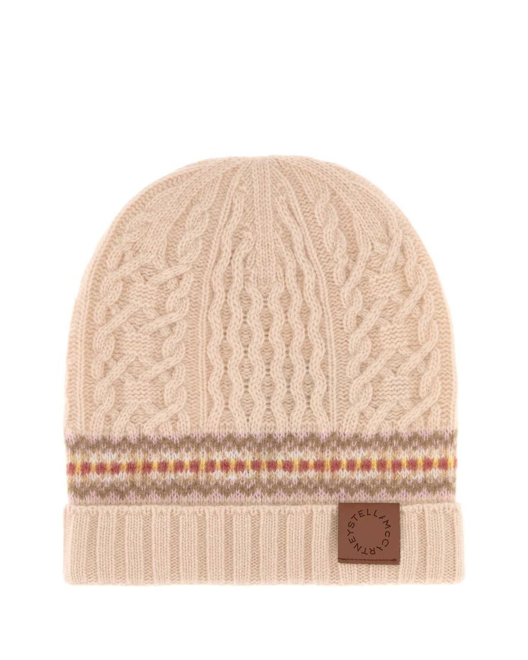 Stella McCartney Natural Light Wool Beanie Hat