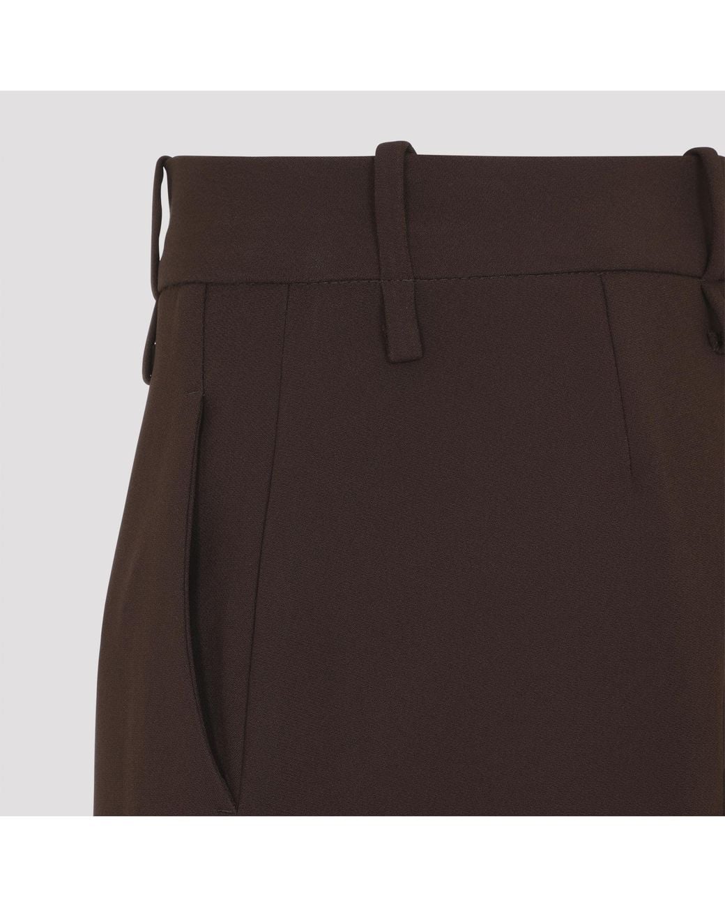 Ermanno Scervino Brown Straight-Leg Pants
