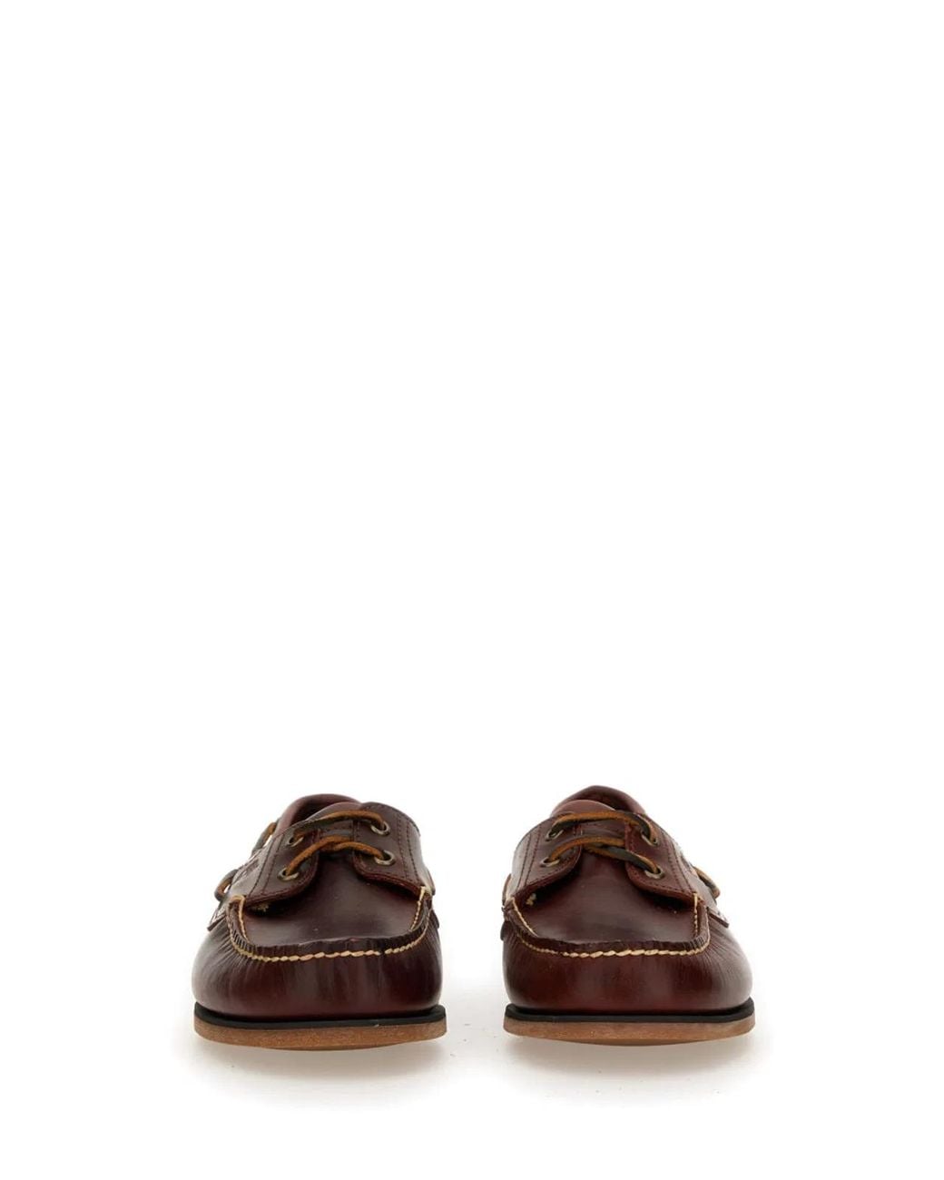 Timberland Brown Leather Boat Shoe for men