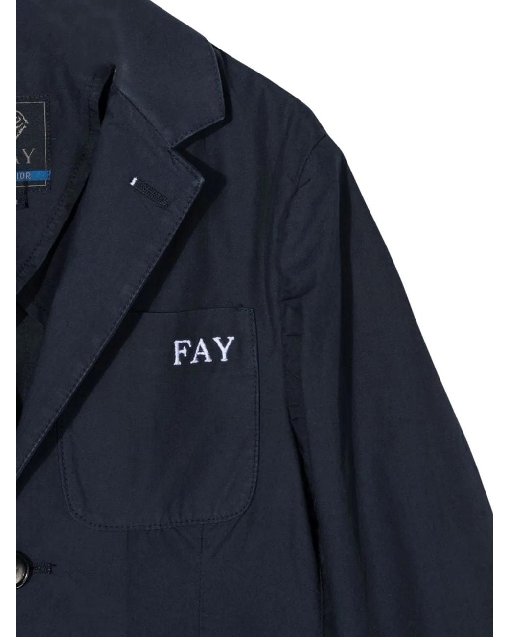 Fay Blue Fabric Jackets