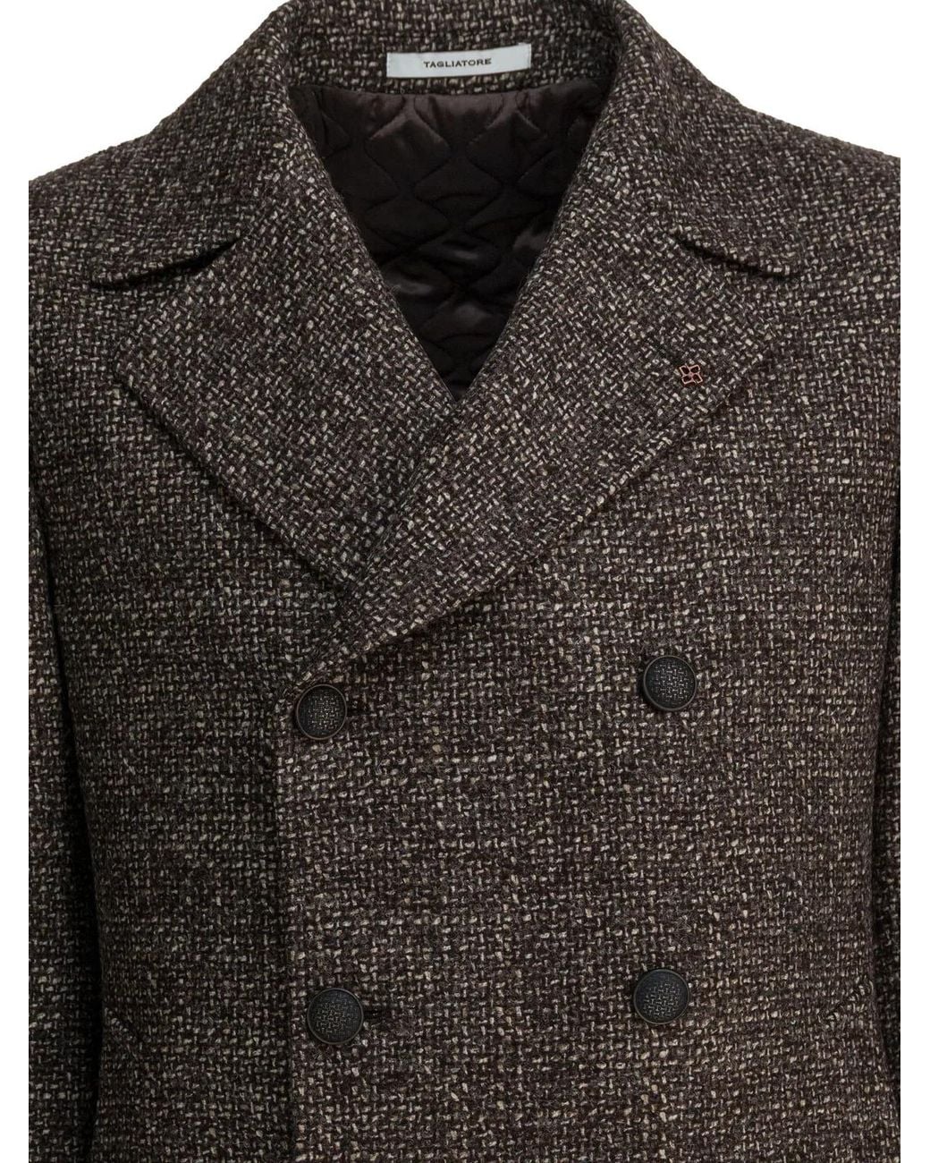 Tagliatore Gray Wool Blend Jacket for men