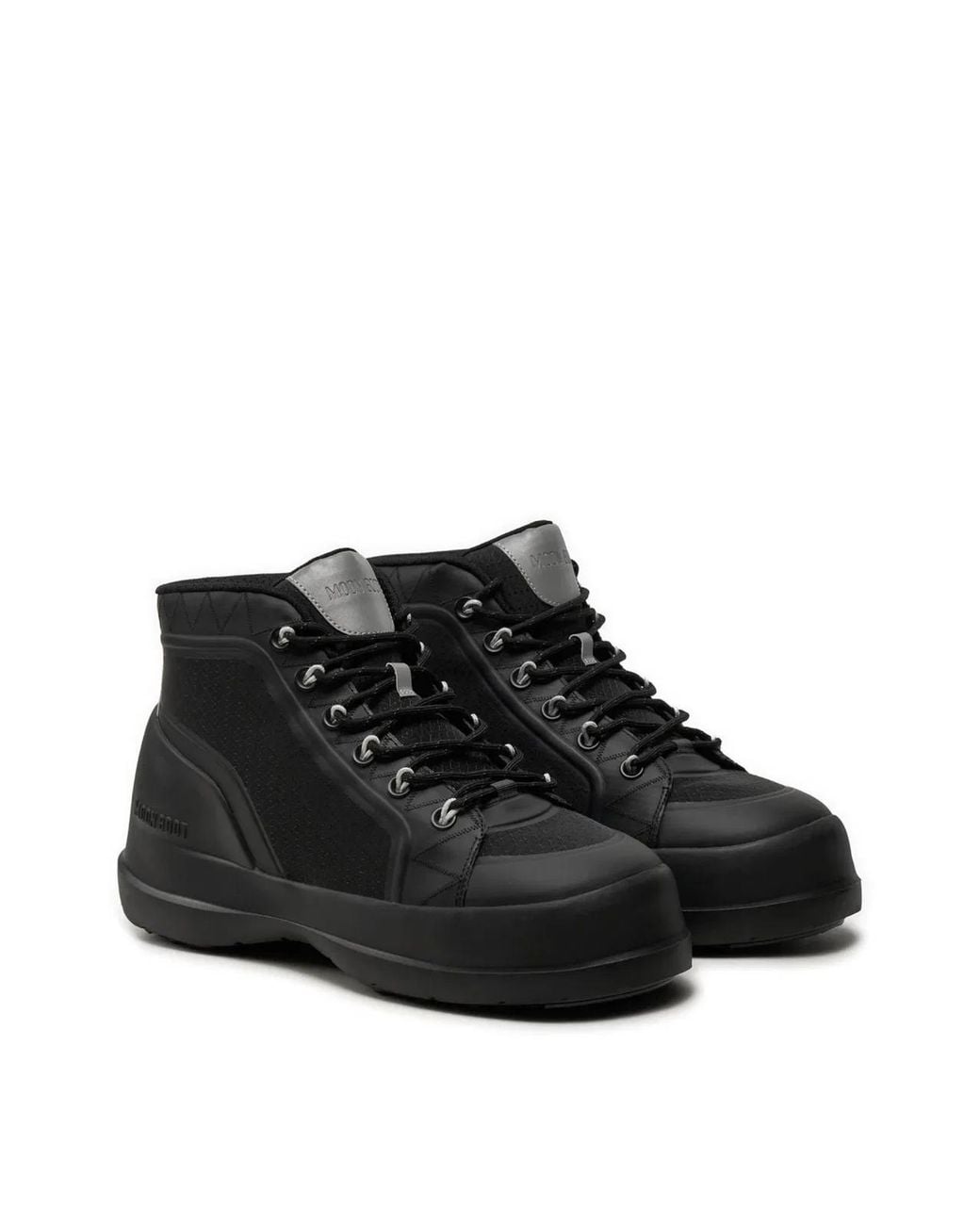Moon Boot Black Luna Trek Mid Nylon Boots for men