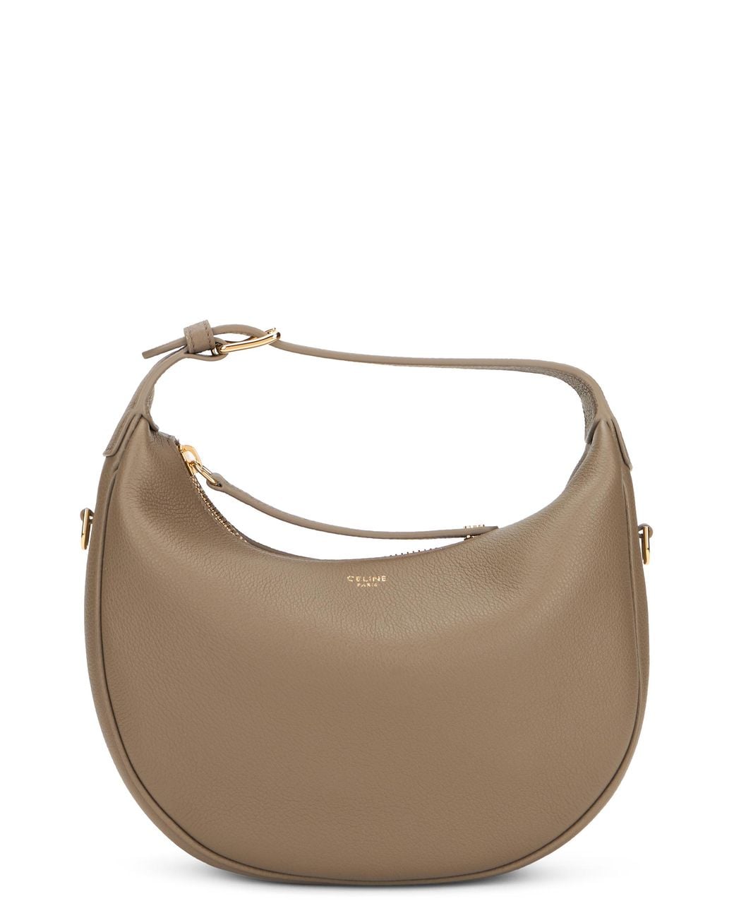 Céline Brown Souris Teen Lulu Calfskin Shoulder Bag