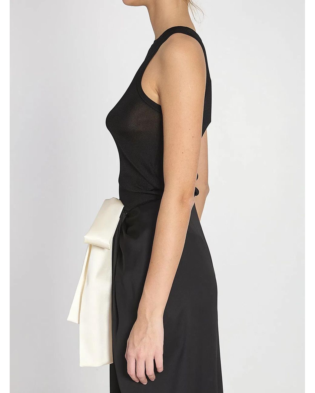 Saint Laurent Black Tank Top