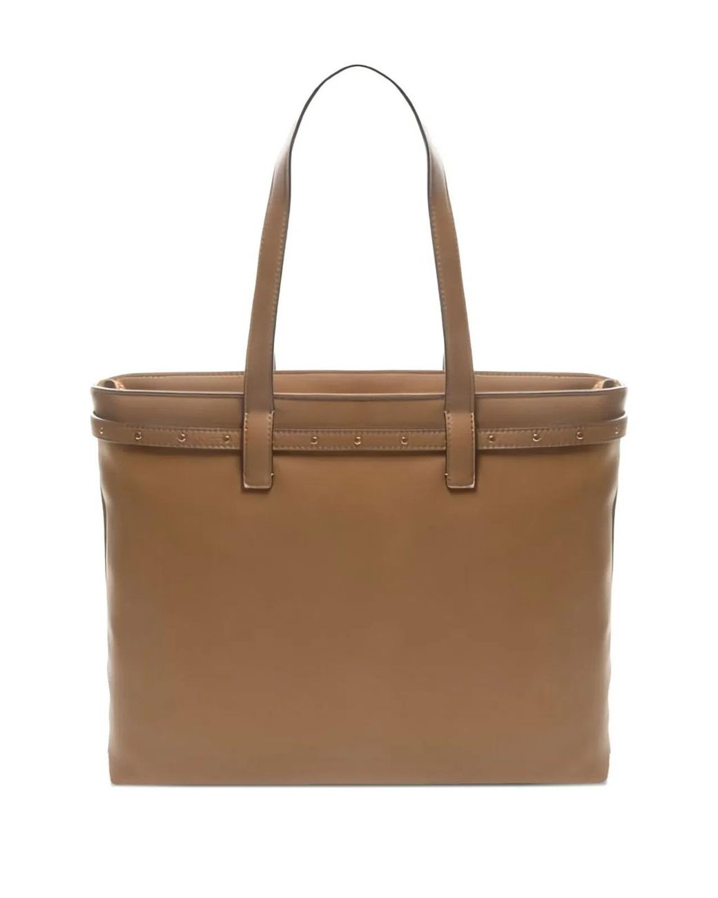 Liu Jo Brown Light Calf Leather Studded Belt Bag