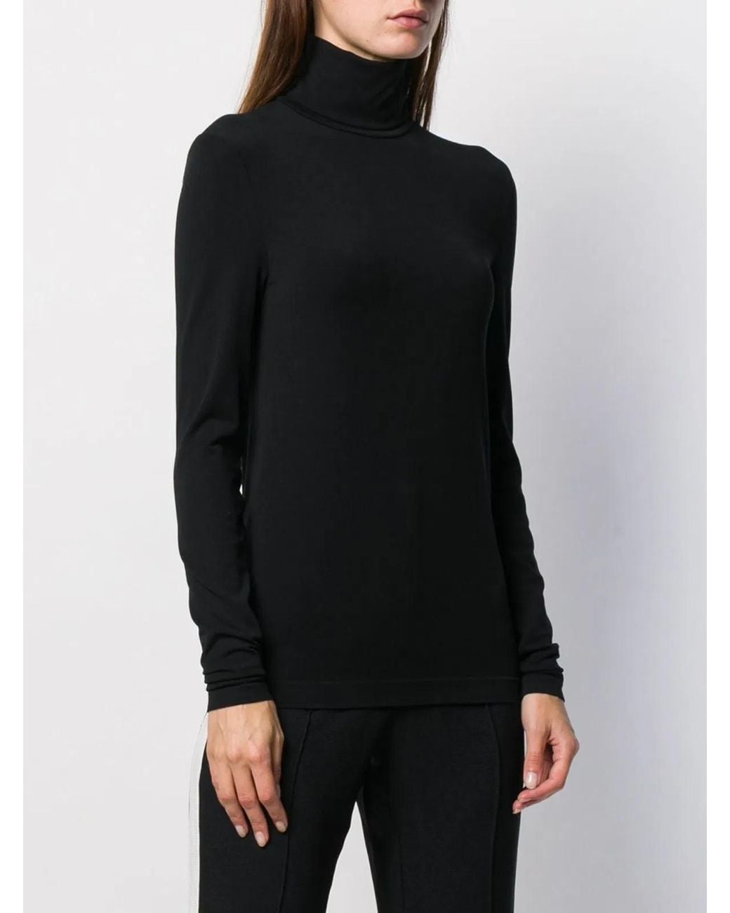 Wolford Black Aurora Turtleneck Sweater