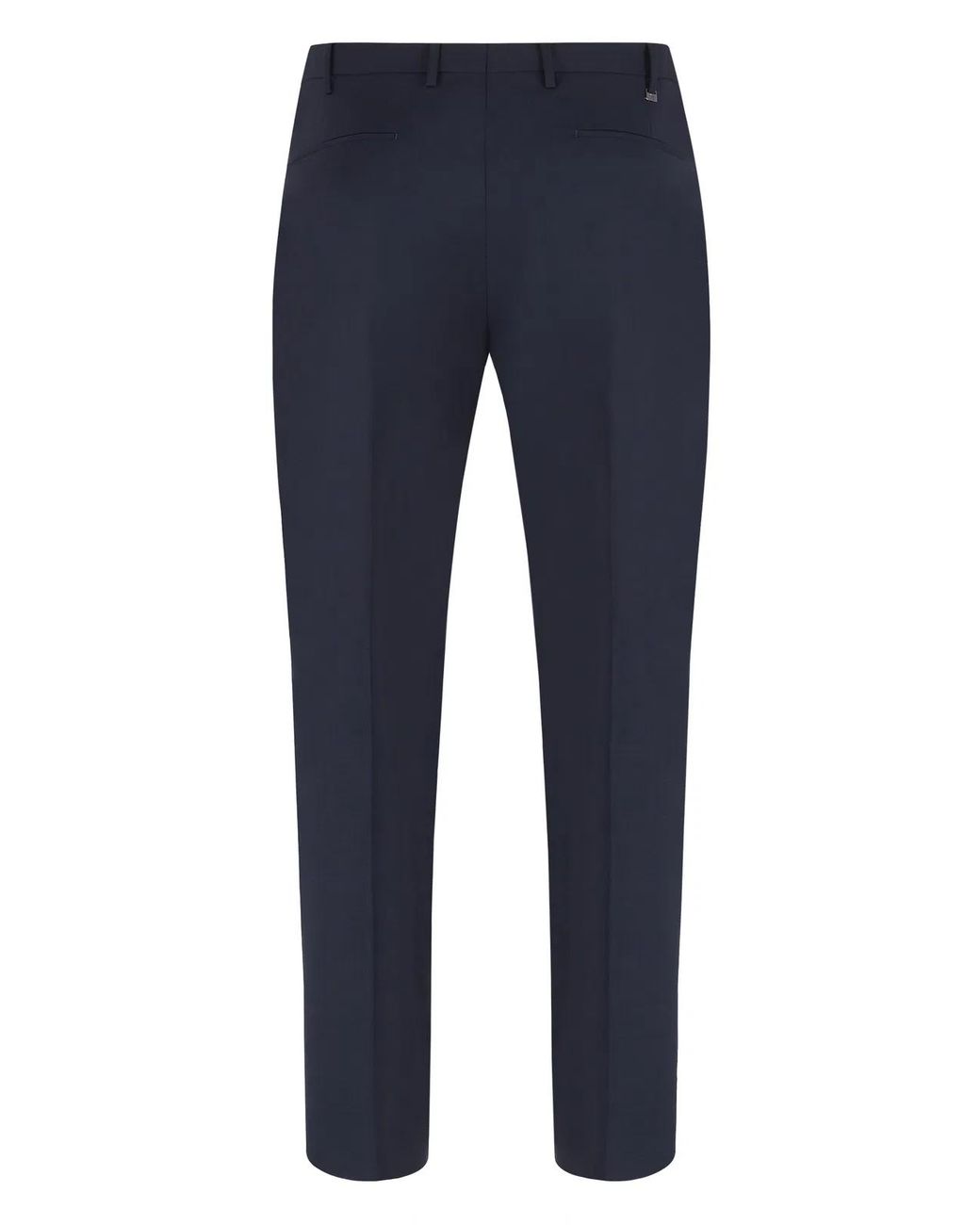 PT01 Blue Dieci Stretch Wool Trousers for men