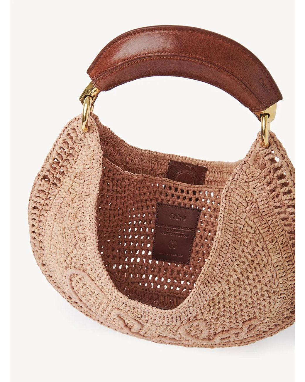 Chloé Pink Summer Banana Hobo Bag