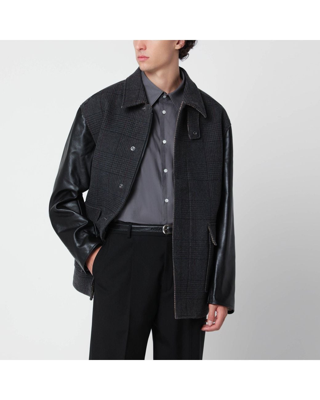 Our Legacy Black Still Check Jacket for men