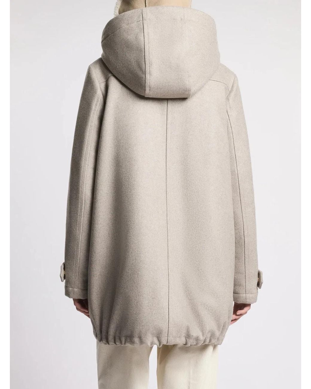 Fay Natural Wool And Cashmere Parka