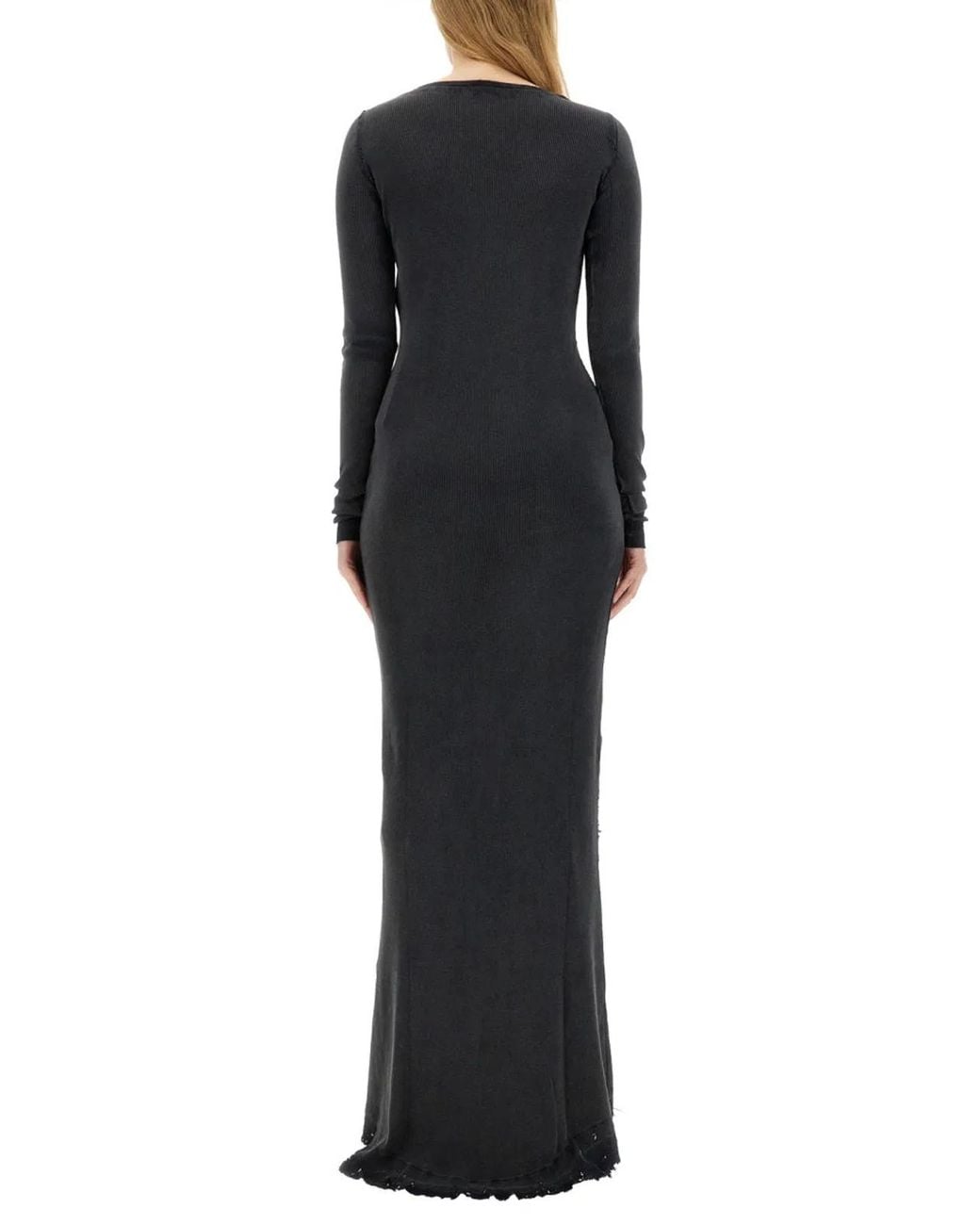 Balenciaga Black Elegant Long Dress