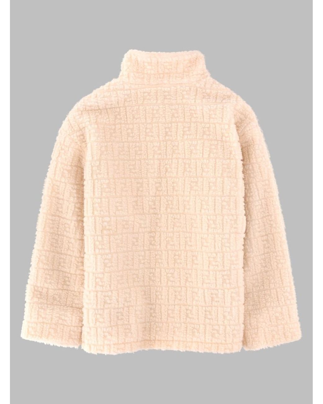 Fendi Natural Orsetto Ff Teddy Wool