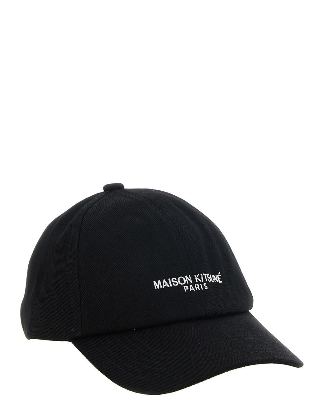 Maison Kitsuné Black 'Maison Kitsuné Paris' Hat for men