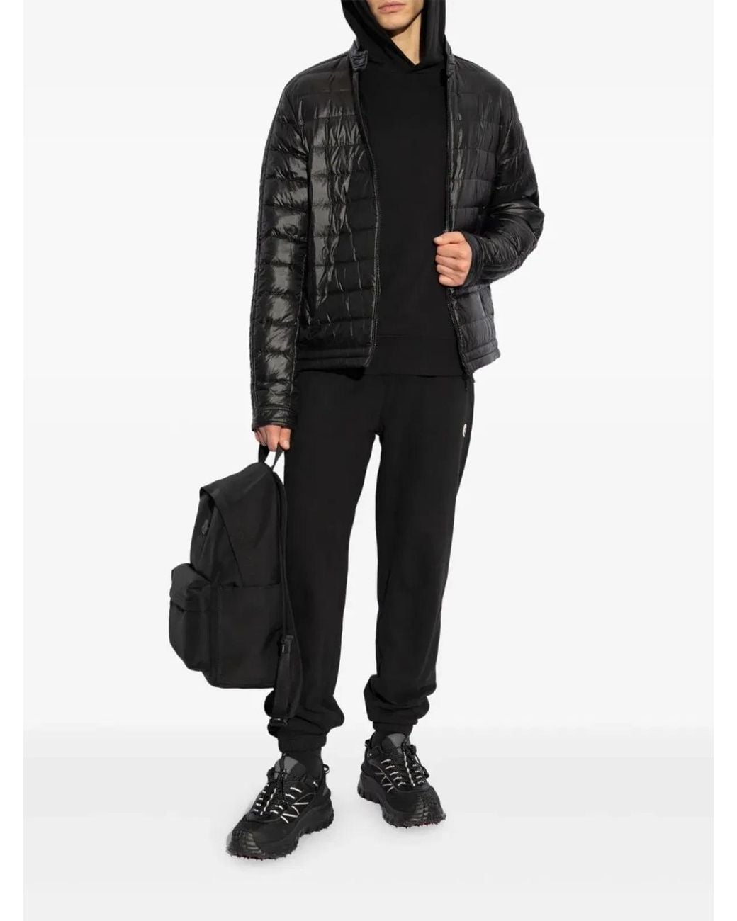 Moncler Black Down Jacket Jacobus for men
