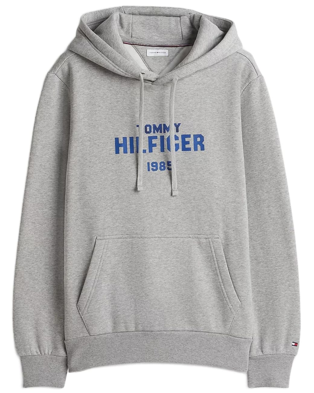 Tommy Hilfiger Gray Hilfiger Stack Reg Fleece Hoodie for men