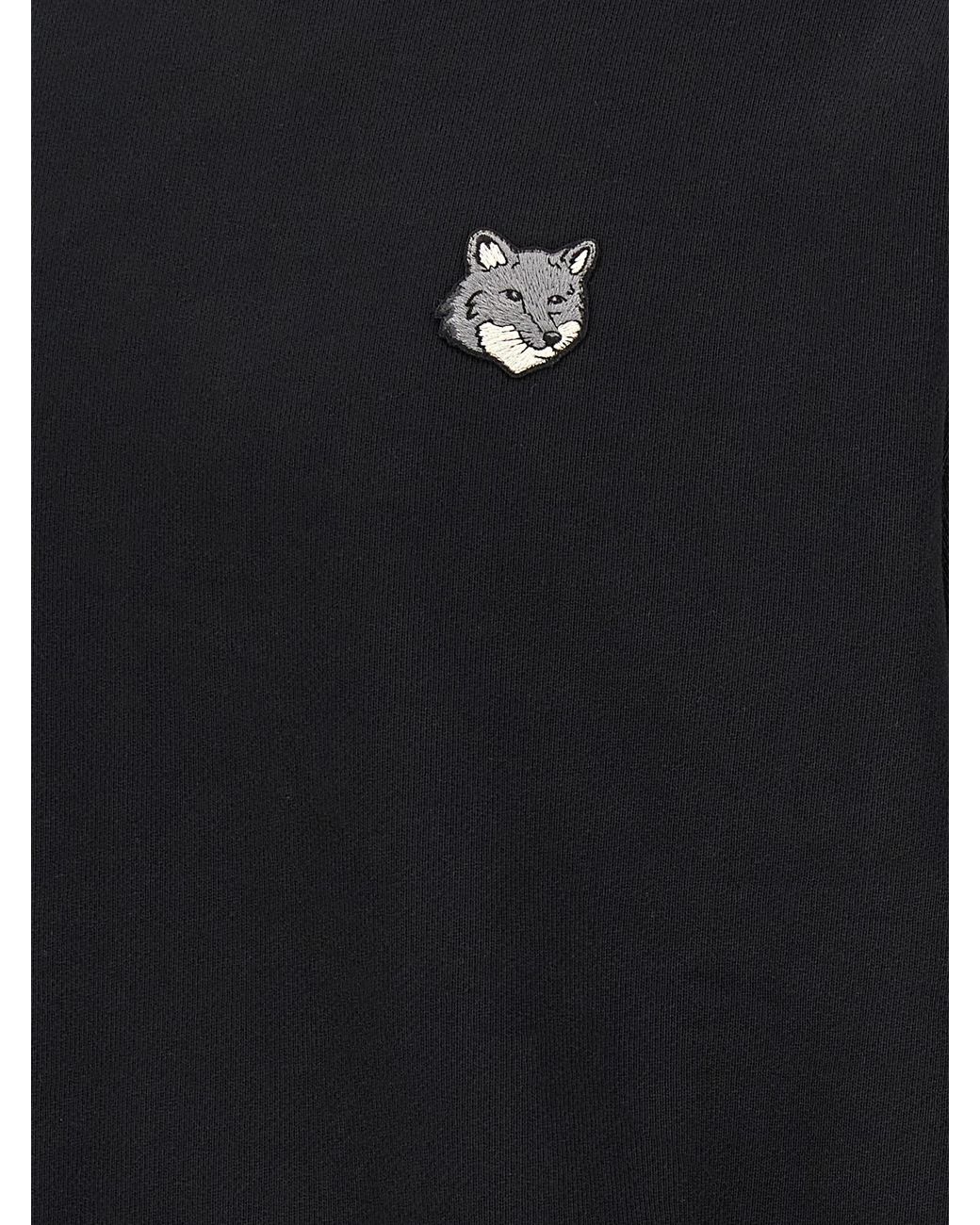 Maison Kitsuné Blue 'Fox Head' Sweatshirt for men