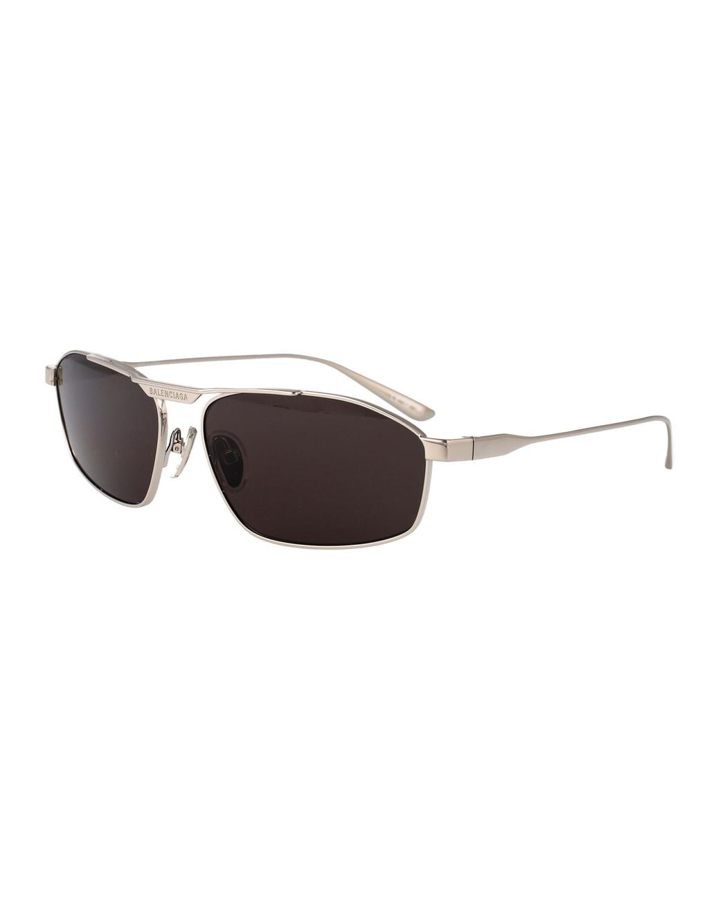 Balenciaga Brown Metallic Sunglasses