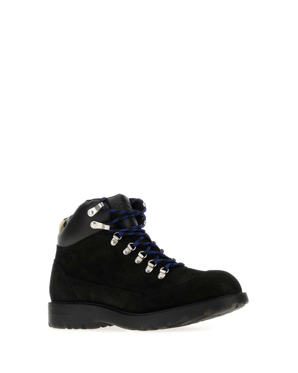 Burberry Black Suede Moor Ankle Boots for men