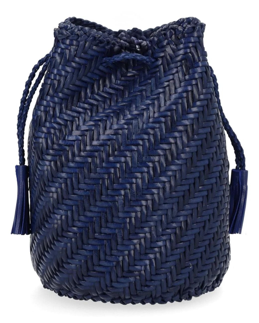 Dragon Diffusion Blue Borsa "Pompom Double Jump Tan"