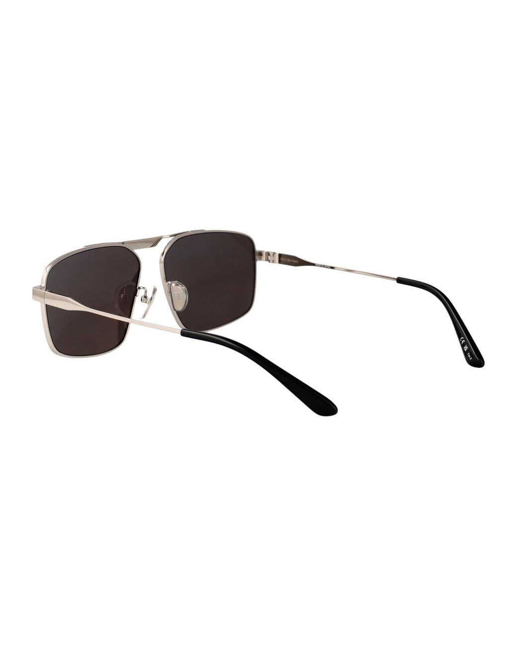 Balenciaga Brown Metal Sunglasses
