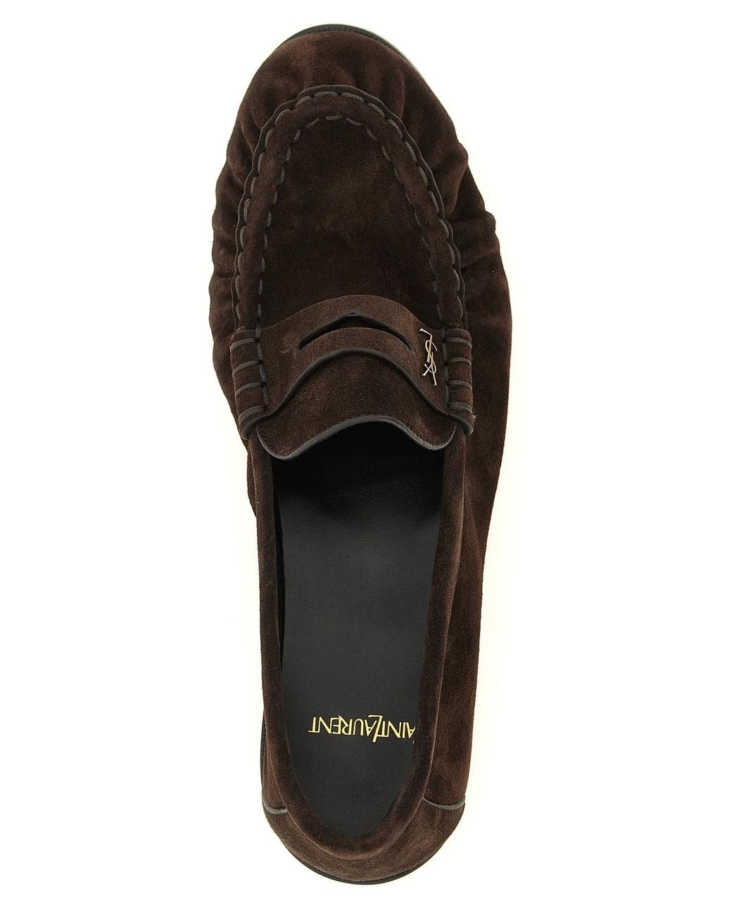 Saint Laurent Brown 'Le Loafer' Loafers for men