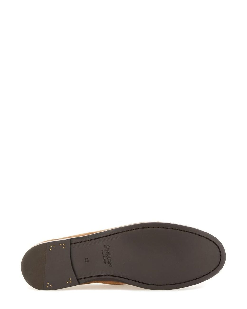 Saint Laurent Brown Mocassino "Laurent" for men