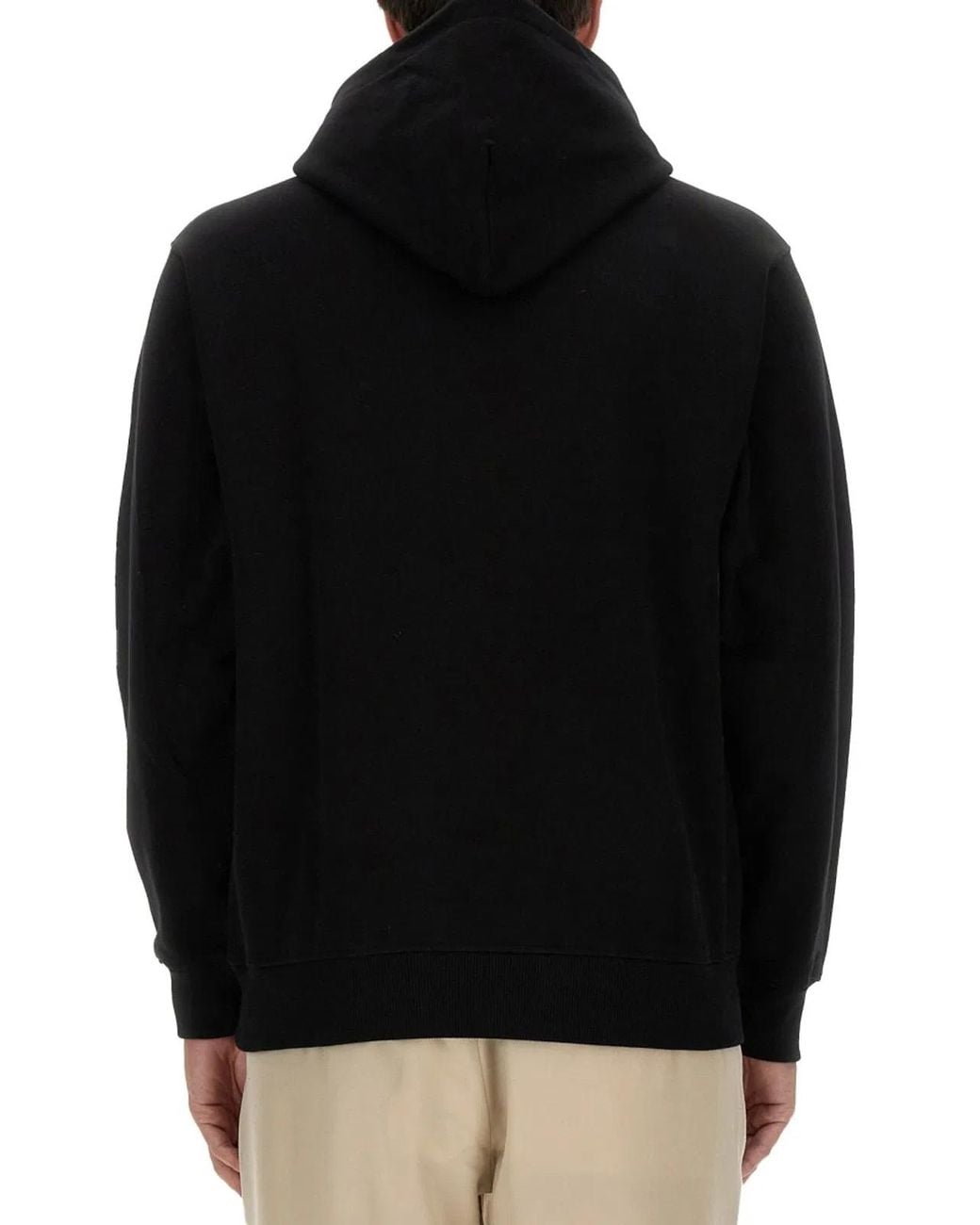 Drole de Monsieur Black Felpa Con Cappuccio for men