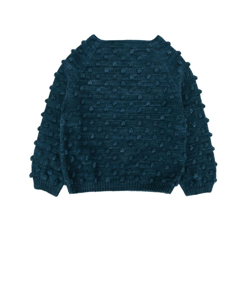MISHA&PUFF Blue Original Popcorn Sweater