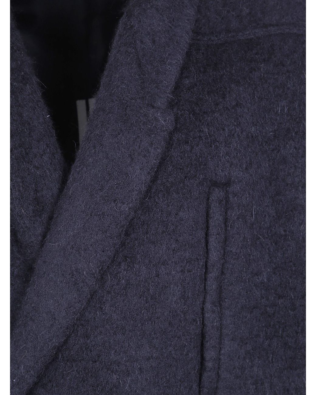 Rick Owens Blue Poiret Coat for men