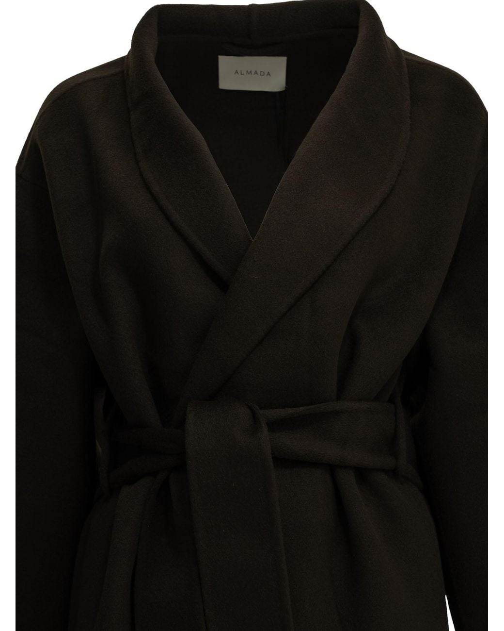 Almada Label Black "Mara" Long Coat