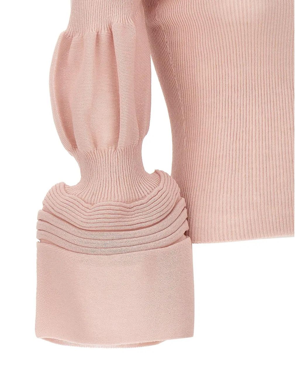 Issey Miyake Pink 'Assemblage Branch' Top