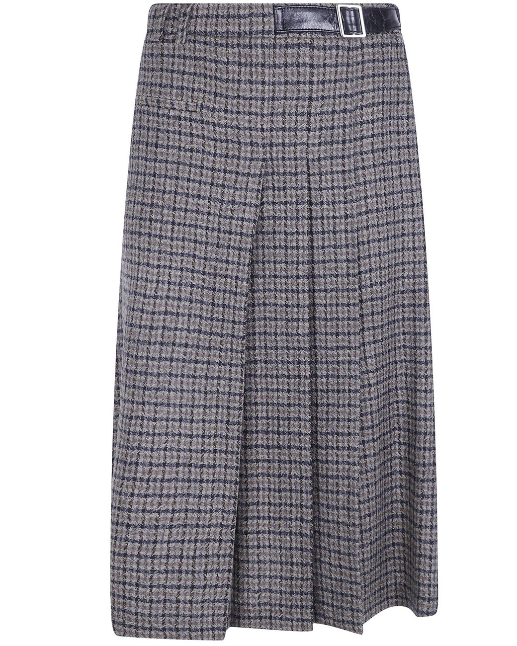 Seventy Blue Quadro Skirt