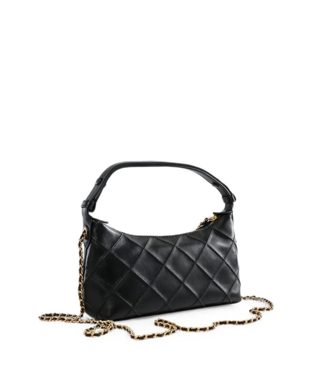Tory Burch Black Fleming Leather Pouch