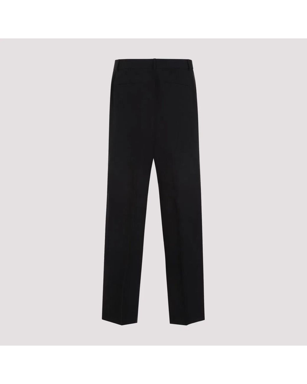 Valentino Garavani Black Wool Pant for men