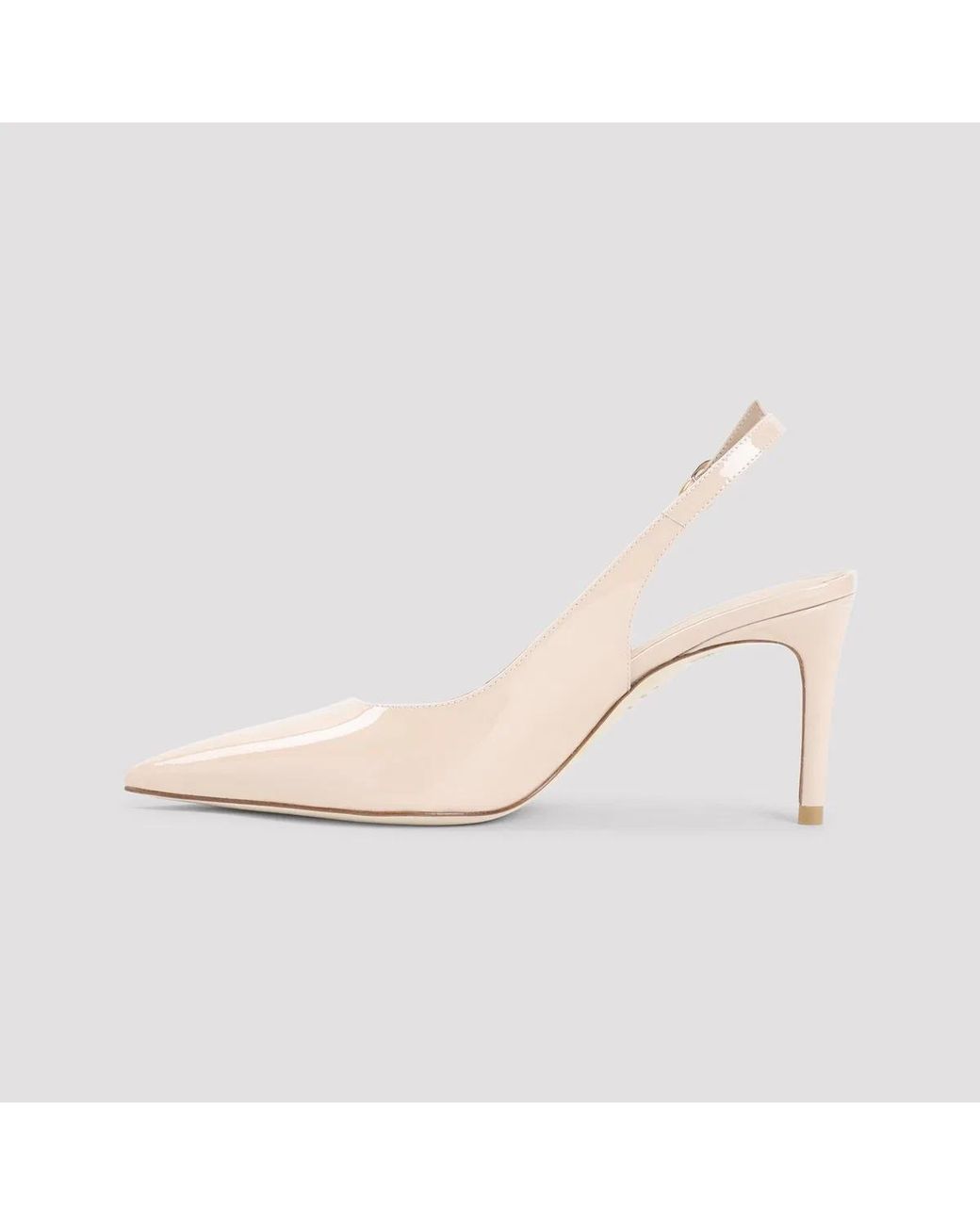 Stuart Weitzman White Stuart Power Slingback 75