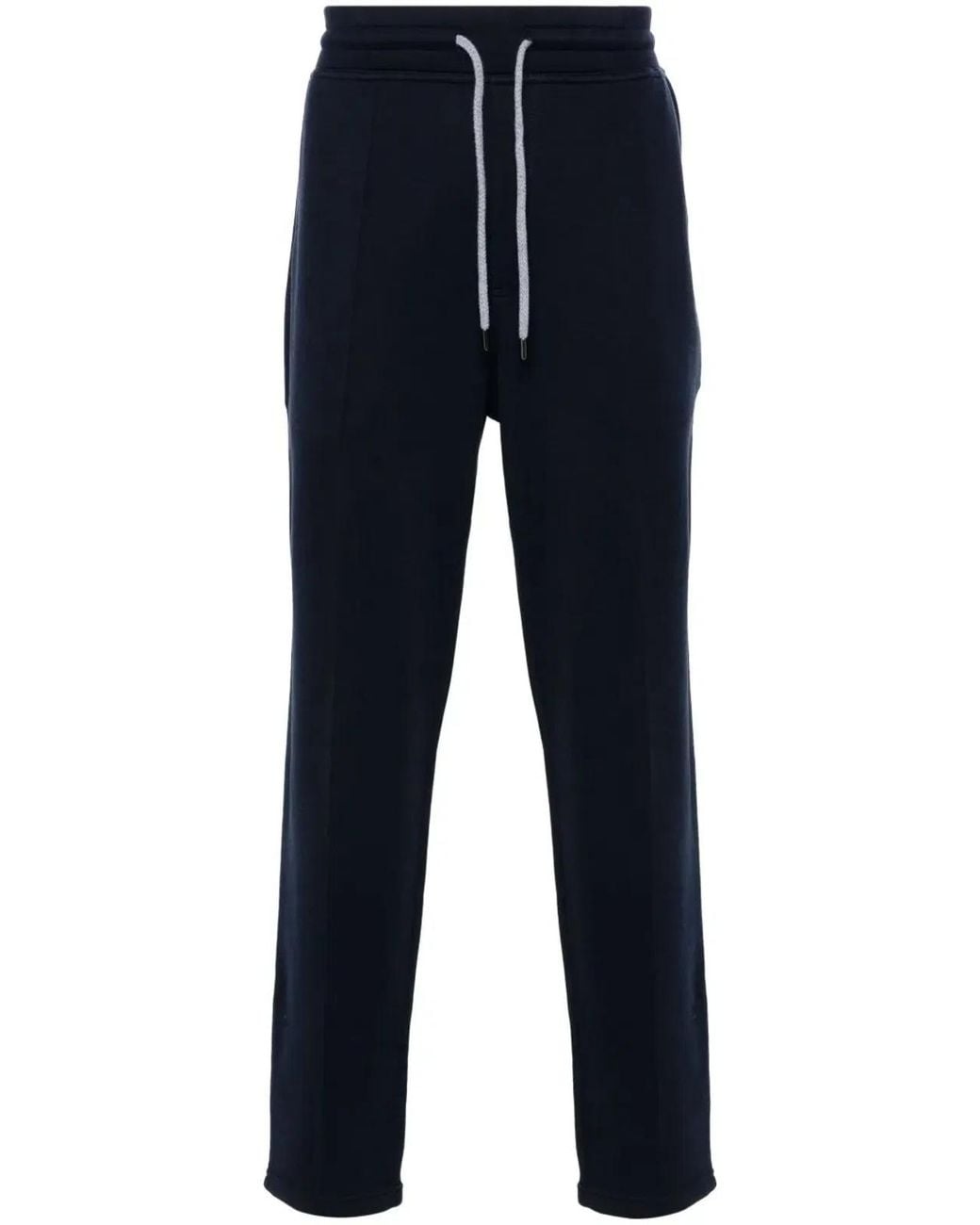 Brunello Cucinelli Blue Double Cloth Trousers