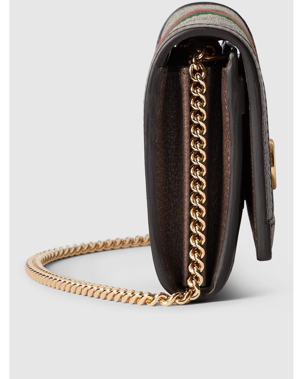 Gucci Brown Ophidia Wallet On Chain