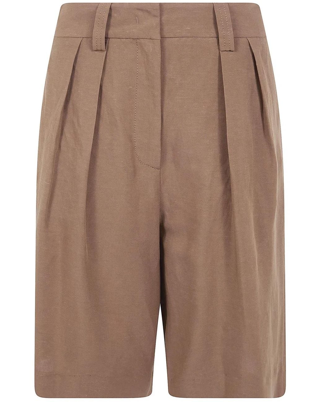 DR. HOPE Brown Bermuda Trousers