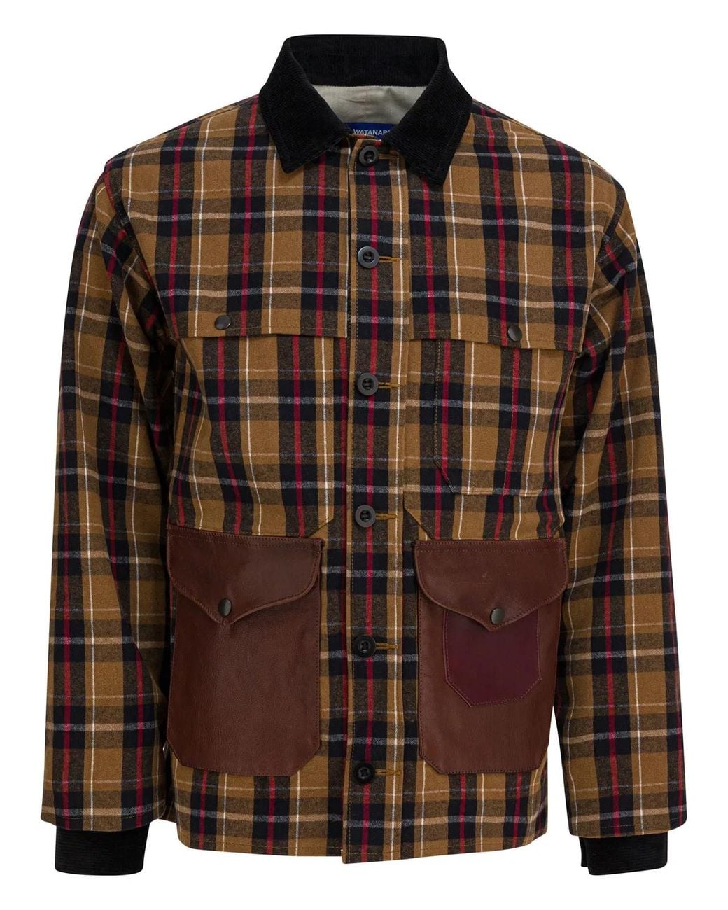 Junya Watanabe Brown Lightweight Check Jacket for men