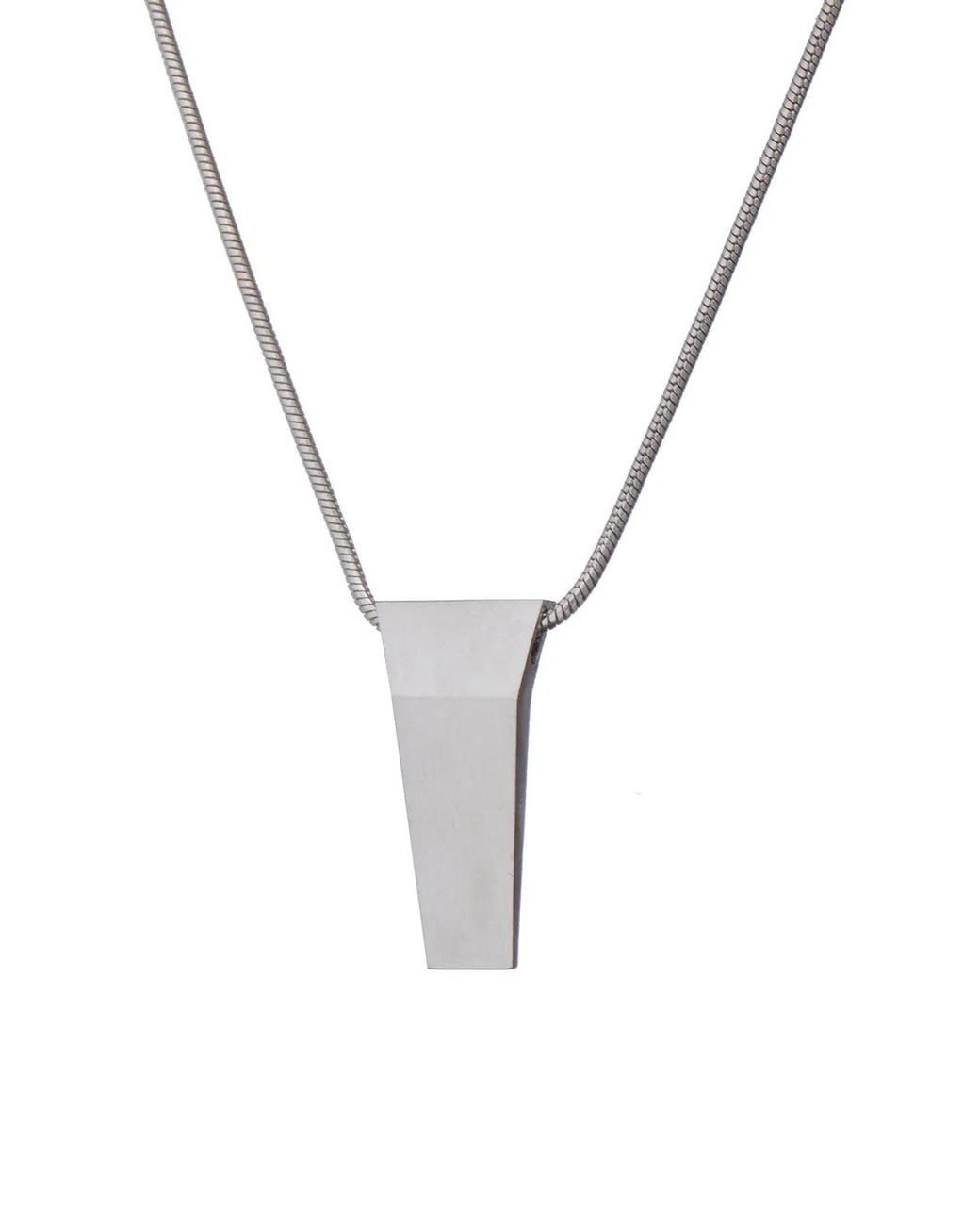Rick Owens Metallic Mini Trunk Charm Necklace for men