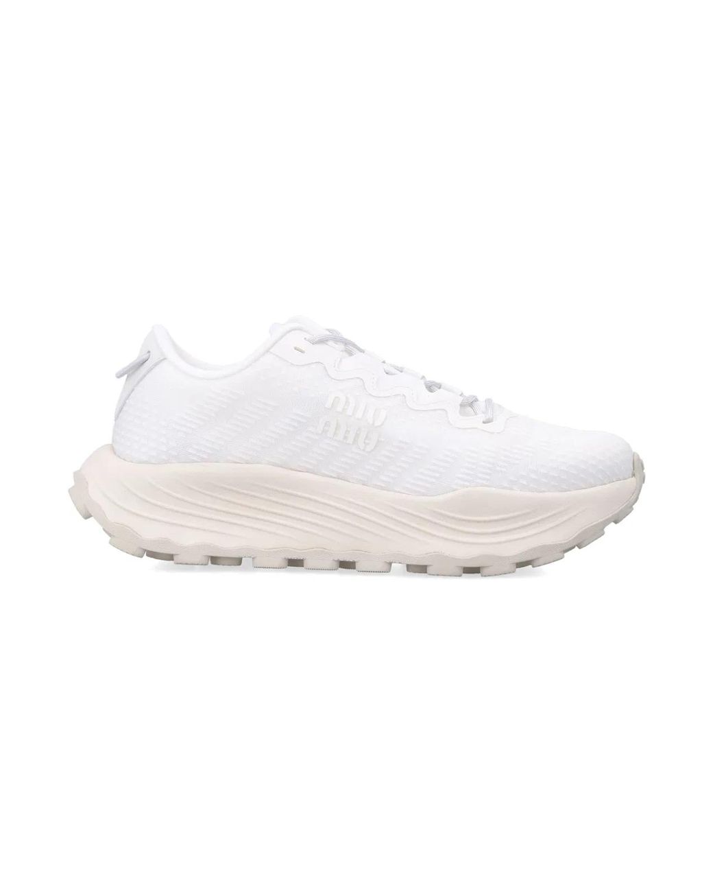Miu Miu White Energy Tech Sneakers