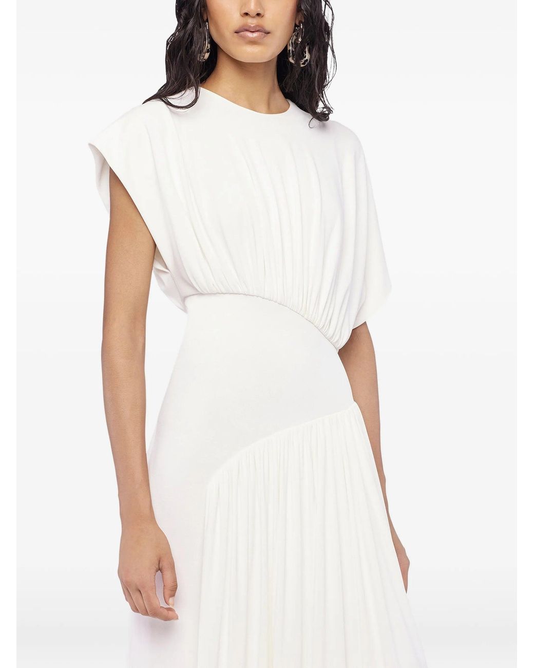 Rabanne White Ivory Viscose Polyamide Elastane Dress