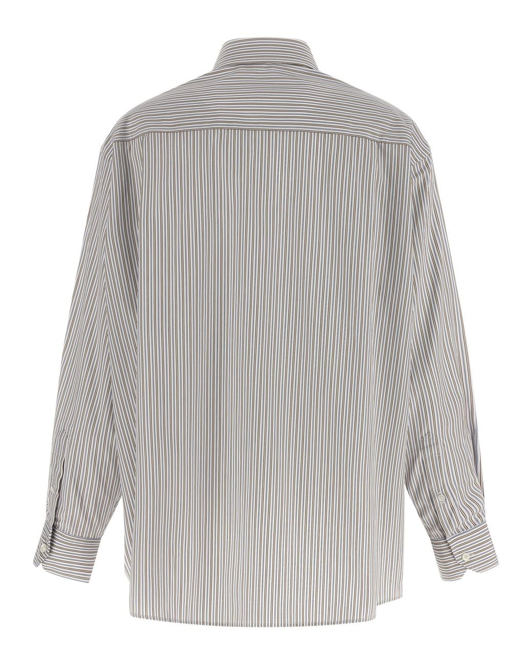 Prada Gray Cotton Blouse