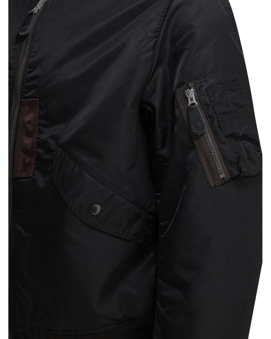 Buzz Rickson's Black "Skyline" Bomber for men