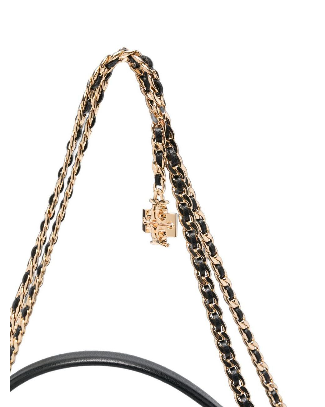 Tory Burch Black Fleming Leather Tote