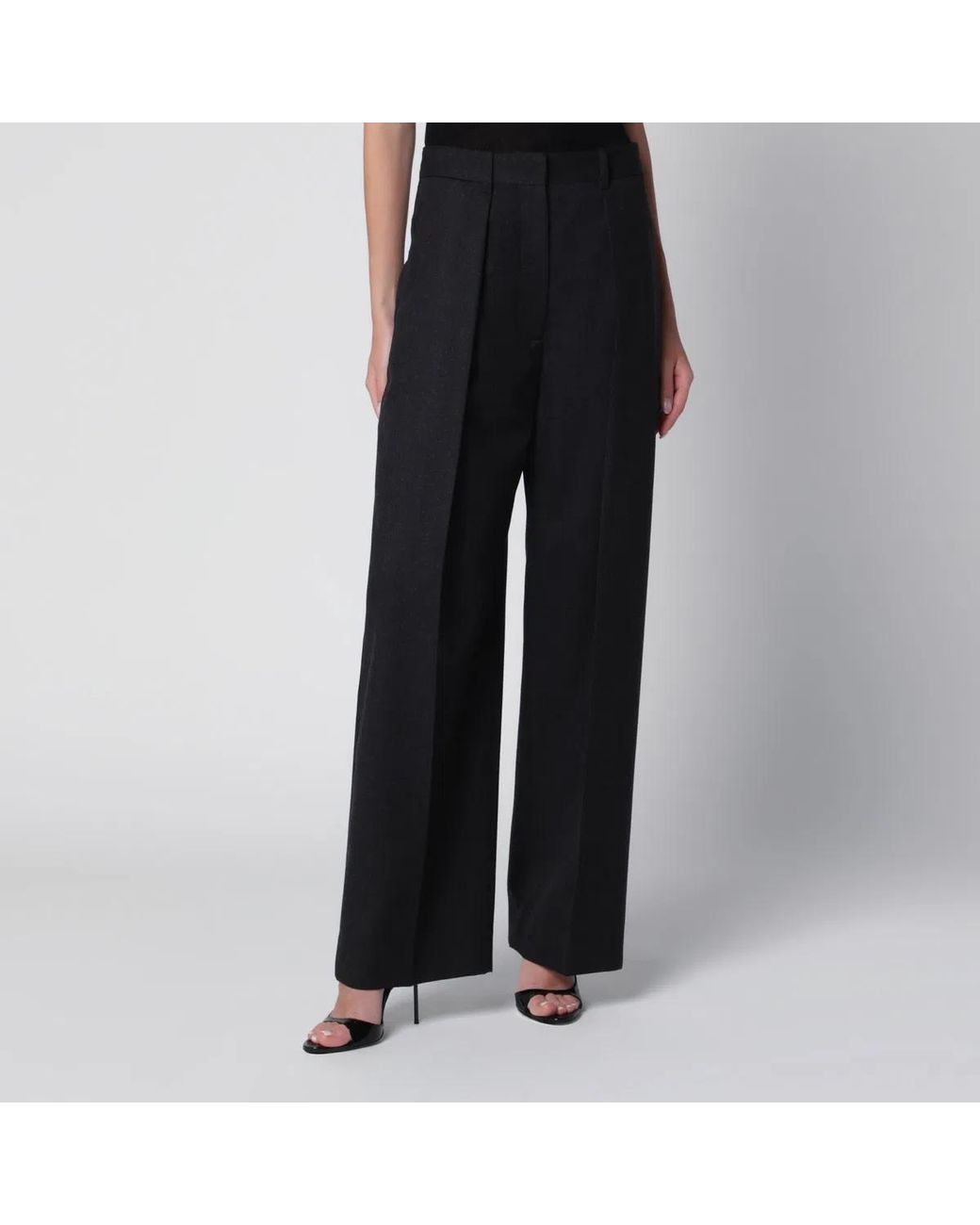 Victoria Beckham Black Cecilia Trousers