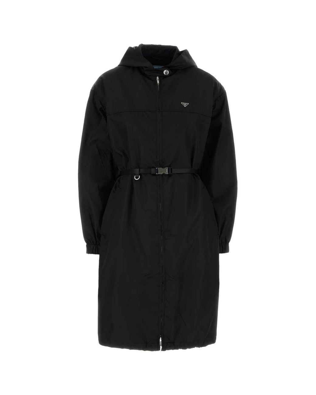 Prada Black Re-nylon Raincoat