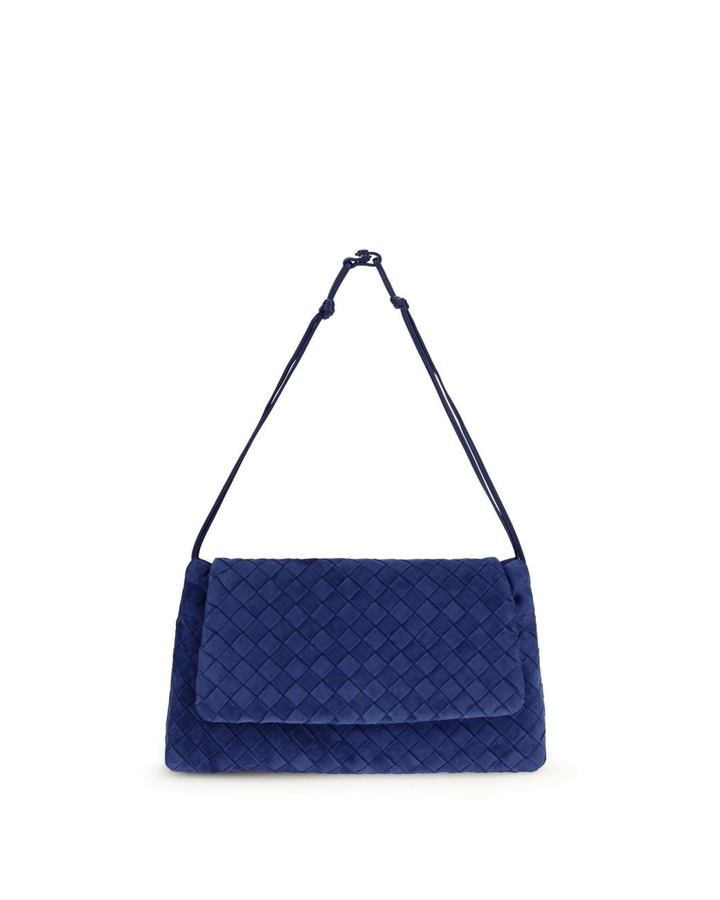 Bottega Veneta Blue Giorno Shoulder Bag