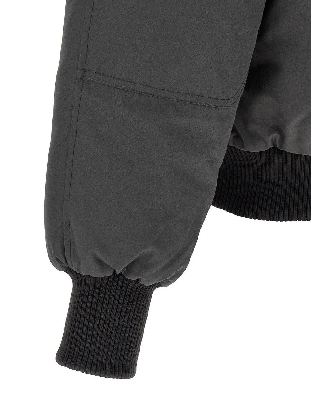 Canada Goose Gray Padded 'Chilliwack' Bomber Jacket for men