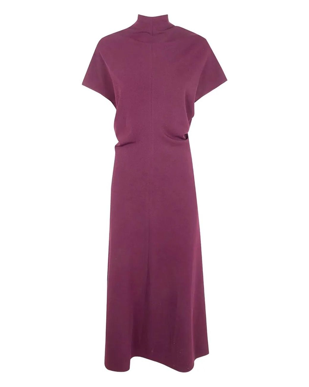 DR. HOPE Purple Bias Cut Dress
